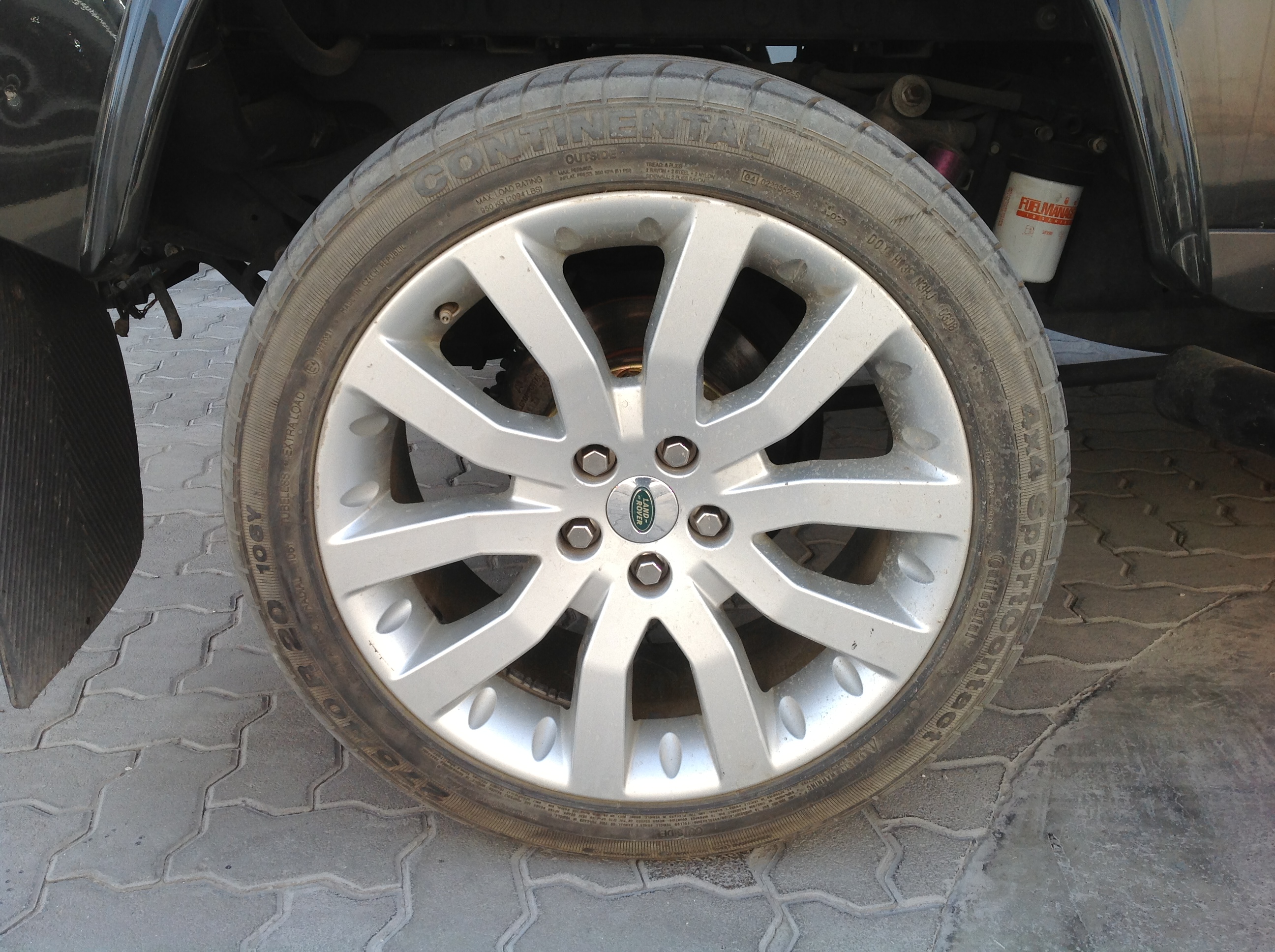 Land rover defender before
