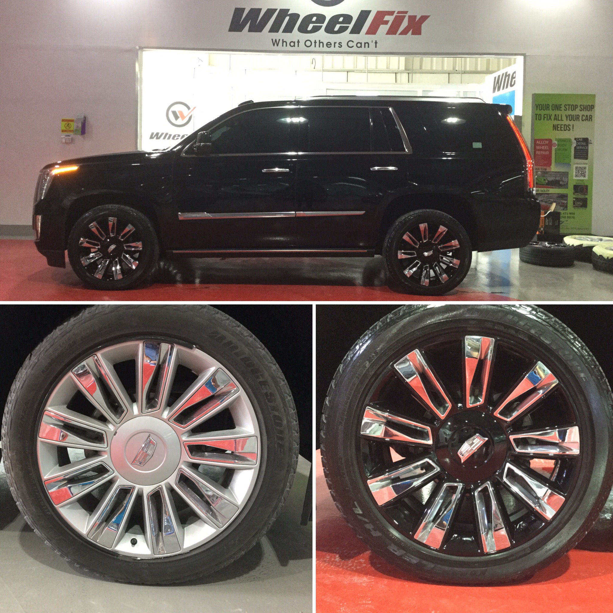 Rim Color Change in Dubai Wheel Fix
