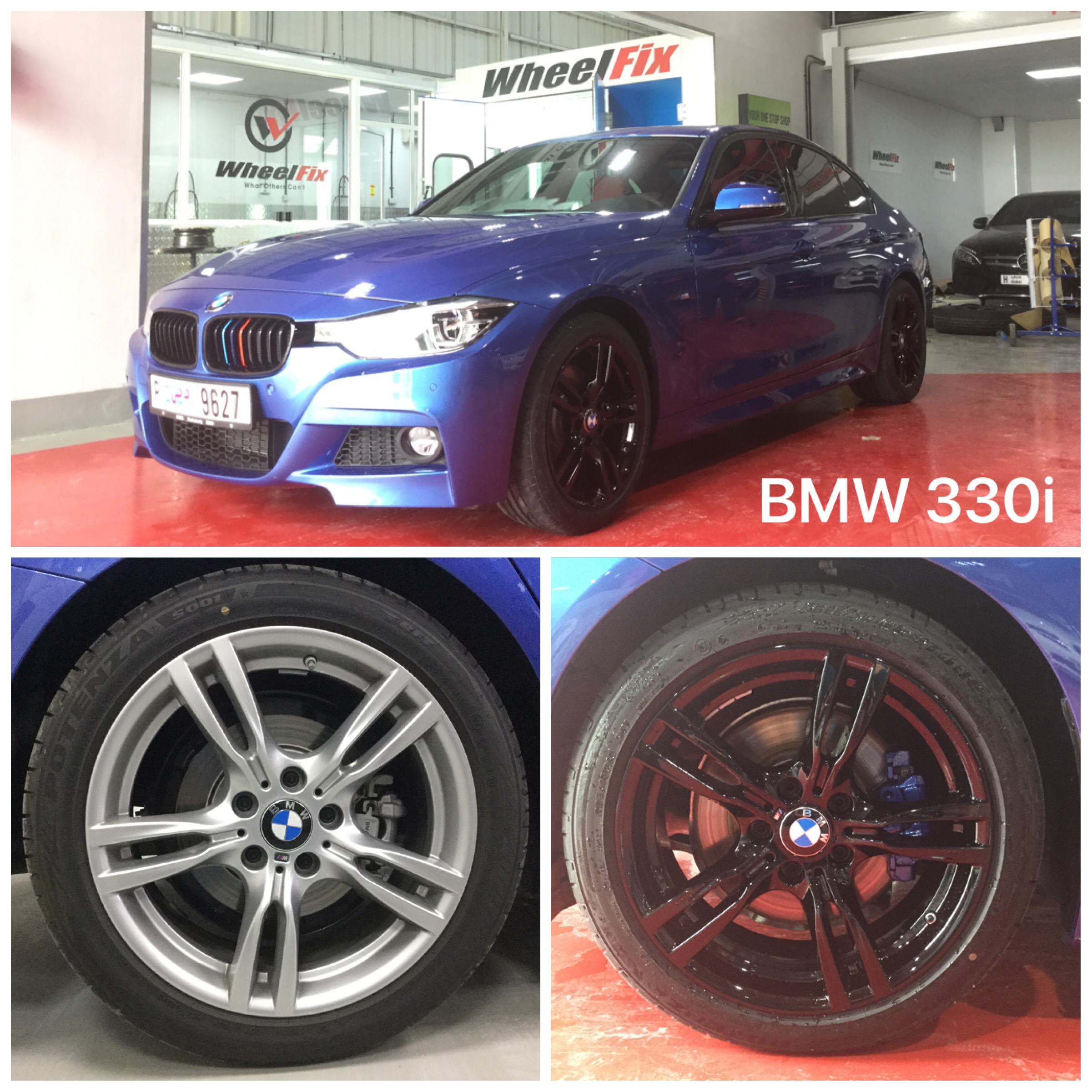 Rim Color Change in Dubai Wheel Fix